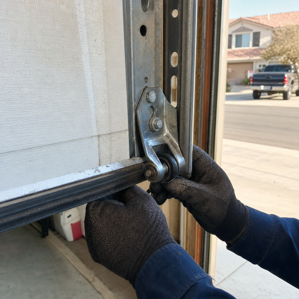 Garage door roller adjustment and repair in North Las Vegas, NV